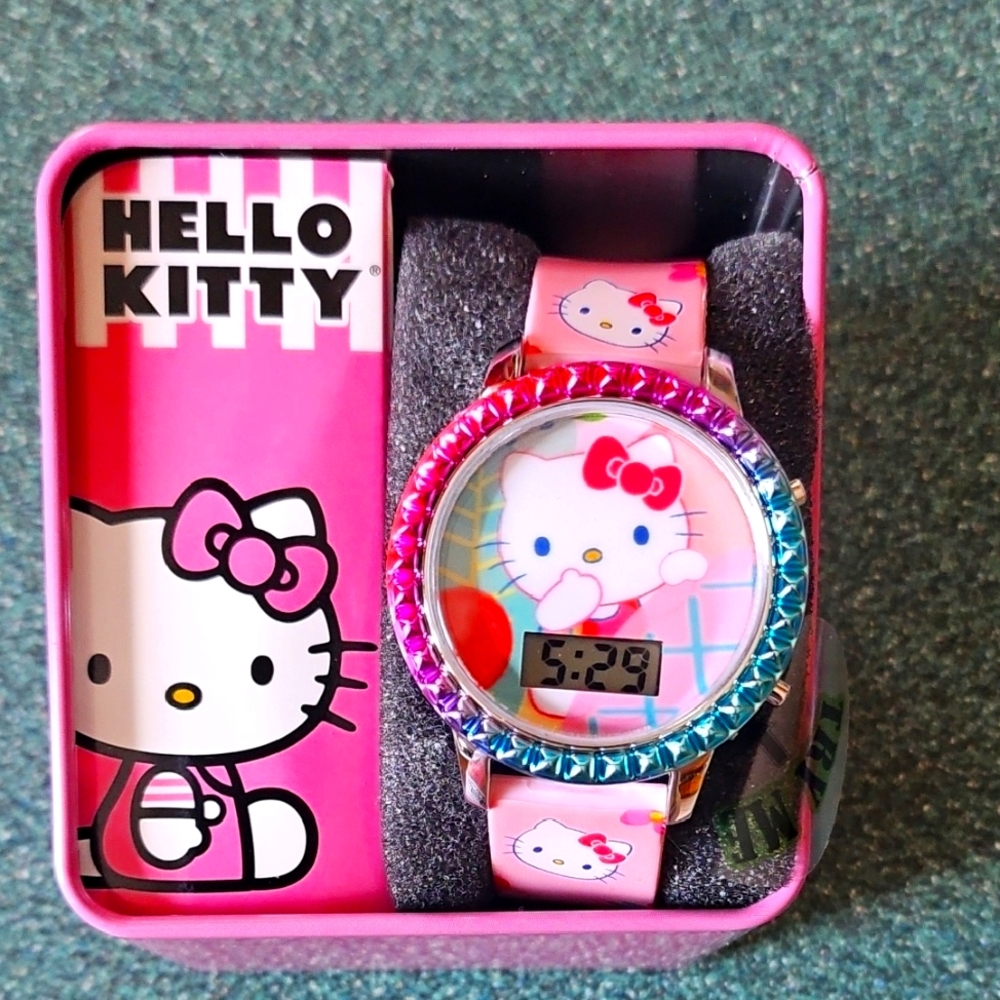NWT Hello Kitty Pink and Blue  Watch